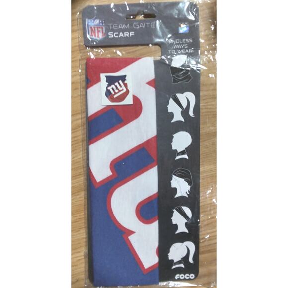 Adult New York Giants Neck Gaiter or Gaiter Scarf *NEW - In original packaging* - Picture 1 of 3